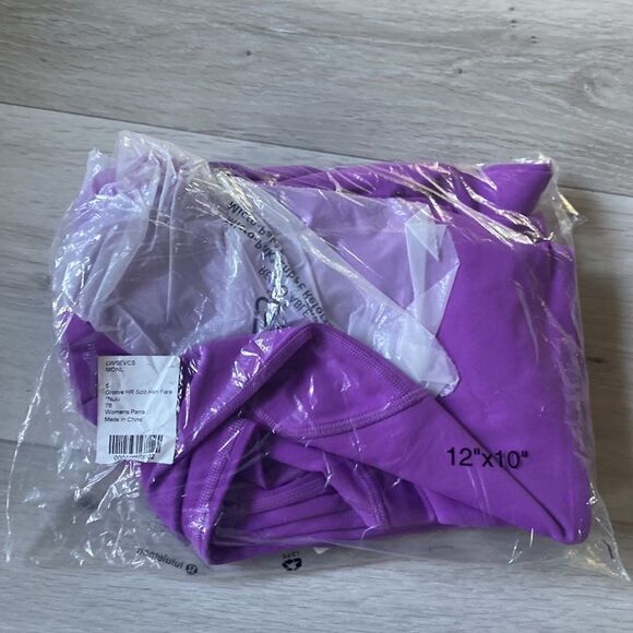 Groove Nulu Super-High-Rise Flared Pant Size 6 Purple New‎ With Tags - Picture 4 of 7